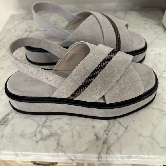 Fabiana filippi suede sandals 38 - Picture 4 of 5